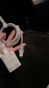 Dimi 【 มาใหม่ โบว์เงิน 】เคสสายชาร์จ สำหรับ ออปโป oppo 33w สายชาร์จ ลายการ์ตูนน่ารัก Cable Bite vivo44W oppo80W oppo67w