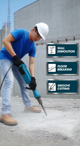 Industrial Heavy-Duty Tools Demolition Jackhammer