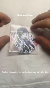 [Genshin Impact] Sticker Yelan - Hình dán chibi yelan ( set 10 hình )