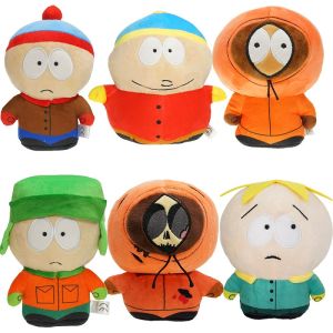 1pcs 18-28cm South Park: The Fractured but Whole Plush Toys cartoon Plush Doll Stan Kyle Kenny Cartman Plush Pillow Peluche Toys Children Birthday Gifts
