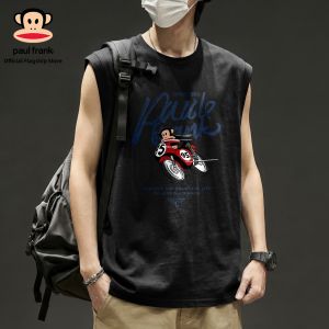 Paul Frank | Fashion Brand Pure Cotton Breathable Loose Sleeveless T-shirt