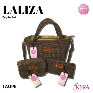 LALIZA Tas Rajut Triple Set (32 +20+10) Cm