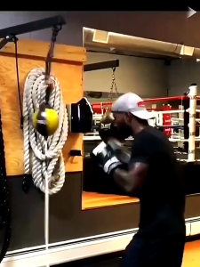 Hanging Home Boxing Training PU Leather Punch Bag Double Headed Adult Boxing Quick Ball. Portable lightweight boxing speed ball suitable for home and gym use.