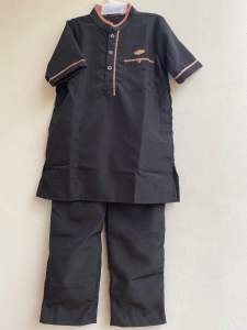 Baju Muslim Koko anak laki - laki tangan pendek usia 4-14 Th