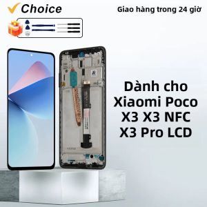 6.67 LCD & Bộ Số Hóa Màn Hình Cảm Ứng Cho Xiaomi POCO X3/X3 NFC Điện Dung Màn Hình IPS 2160X1080 Thay Thế Một Phần MZB07Z0IN