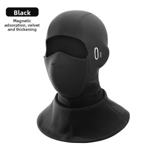 Ski Face Mask Winter Warm Fleece Lined Thickened Windproof Cold Resistant Magnetic for Men Women Outdoor Cycling