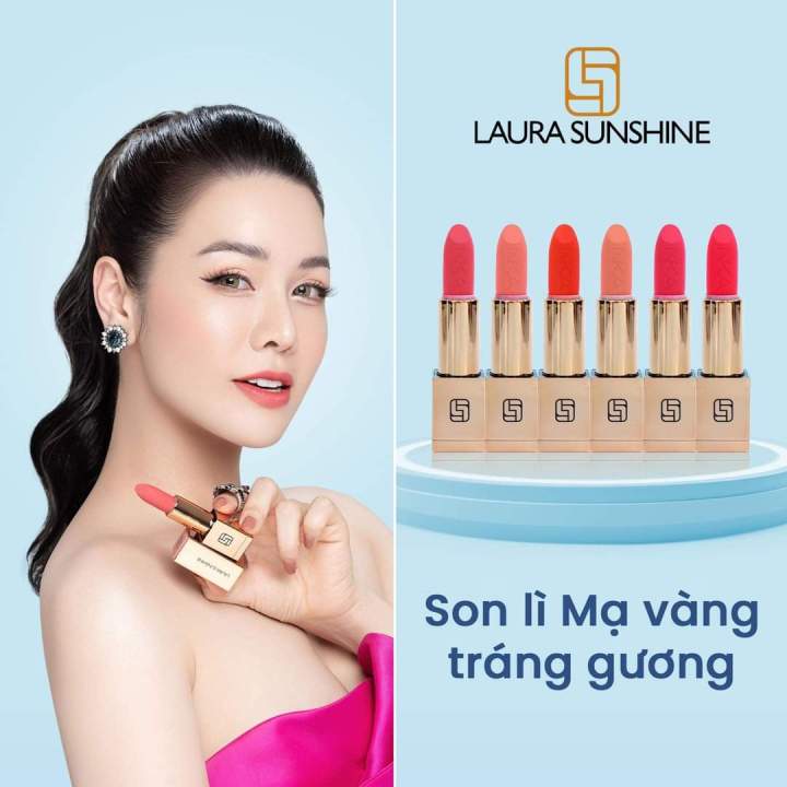 Lipstick - 6 Màu Son Mới Nhật Kim Anh - LAURA SUNSHINE