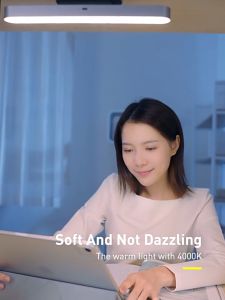 Đèn treo đế hít nam châm Baseus Magnetic Stepless Dimming Charging Desk Lamp (1800mAh 4000K 24h sử dụng liên tục Chống mõi mắt Đế hít nam châm)