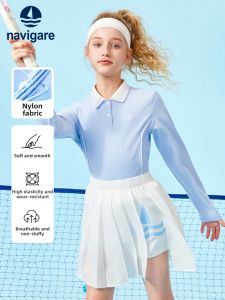 navigare kids | Girls Long Sleeve Polo Shirt