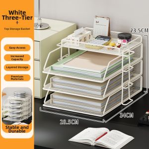 evesigar | Vertical Large Capacity Multi-layer Document Organizer Filing Rack