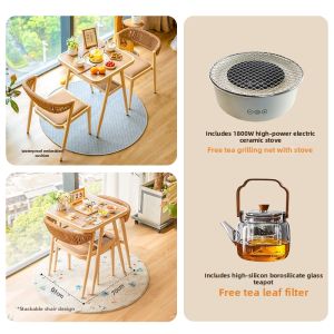 ST MIRREN | Trendy Balcony Table and Chairs Set for Small Space 3 Pieces
