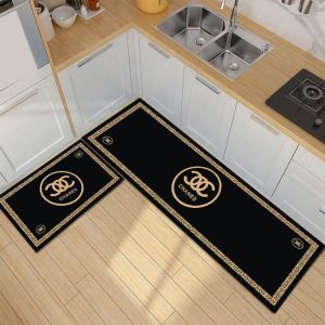 Thickened Kitchen Door Mat Carpet Anti-Slip Cartoon Long Strip Moisture-Proof Dirty-Resistant Home Use Rug Entrance Floor Mat