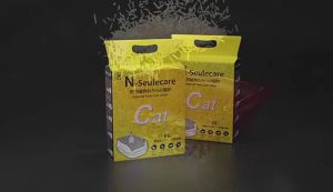 Tofu Cat Litter 6L Dust-Free Cleaning Kittens/Adult CatsTofu Litter Fast Clumping GreenTea Peach Non-stick bottom Flushable toilet