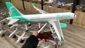 47cm Model Airplanes A320NEO Series 1/80 Scale Aircraft Resin Toy Planes Aviation Miniature Souvenir Plane Toy Christmas Gifts