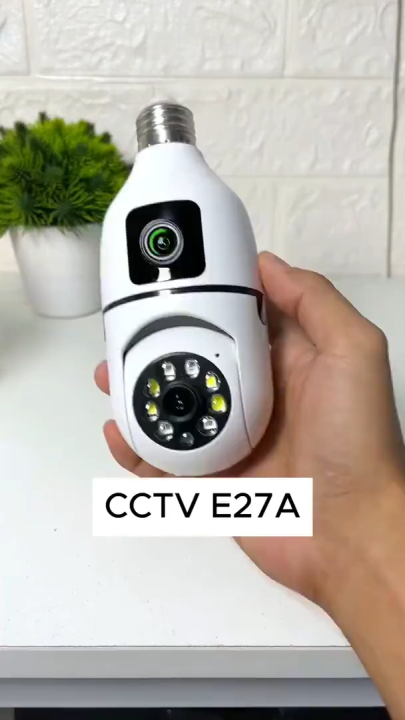 BUY 1 TAKE 1 V380 Pro 5G Dual Lens Bulb CCTV Camera No WIFI Needed HD ...