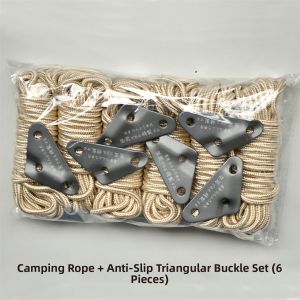 YIDIANCHUIYAN | Windproof Ropes With Adjustable Clips 5m