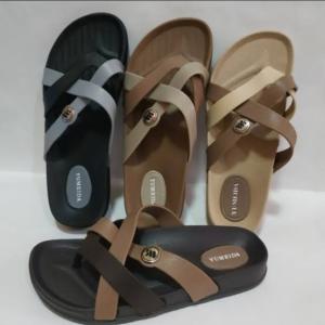 Sandal jepit tali silang untuk wanita yumeida