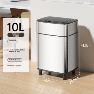 MMZECE | Smart Induction Trash Can For Home Living Room Elegant