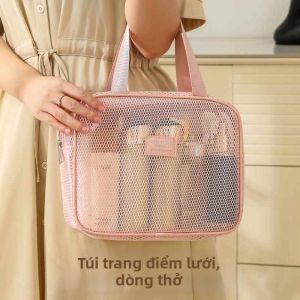 SHUQUE | Túi Đựng Đồ Toiletries Chống Thấm Dung Lượng Lớn Có Thể Mang Đi