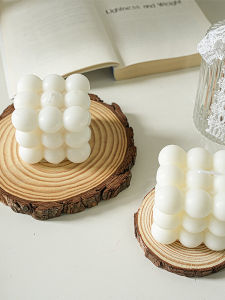 Wooden Pine Log Tray Desktop Aromatherapy Decorative Accessories Nordic Korean Style Photography Props Home Decoration