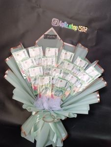 buket uang 30 lembar / buket uang kosong 30 lembar