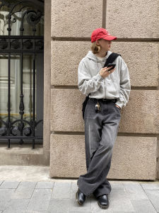 American Retro Cleanfit Short Hoodie Boxy Sweatshirt Mens Zipper Open Cardigan Womens Casual Loose Style Youth Popular