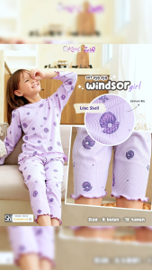 Kazel x Zebe Setelan Panjang Windsor Girl Edition (1 Stel)