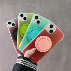 ขาตั้งโทรศัพท์แบบดูดซับแม่เหล็กสีบริสุทธิ์ น่ารัก ใส ทนทาน สำหรับผู้หญิง เครื่องประดับโทรศัพท์มือถือแบบยืดหยุ่น อุปกรณ์เสริมโทรศัพท์มือถือ