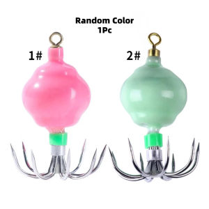 Luminous Color Boxed Squid Needle Fake Bait Wooden Shrimp Fake Bait Squid Fishing Hook Road Runner Lure Bionicist Bionic Decoy