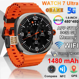 2025 Global SIM 5G HD Camera Smart Watch Men Bluetooth Call  Accurate Step Counting Health Monitoring Custom Dial For Android IOS Child Smartwatch Women Watc