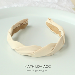 Pure Color S-Shaped Hairband with Simple and Elegant Design Korean Style Hair Accessories for Women