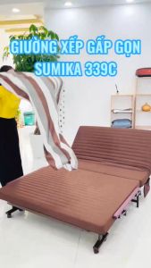 GIƯỜNG XẾP GẤP GỌN HÀN QUỐC SUMIKA Model: 339C ( RỘNG 120 cm)  - NỘI THẤT TÂN HÒA PHÁT