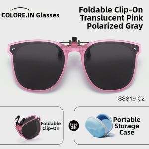 Colore.in | Clip-on Lightweight Polarized UV Protection Sunglasses