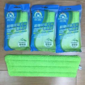 Baojiajie Spray Flat Mop Head Carbon Fiber Replacement Cloth P4 Adhesive P2 Replacement Head Duster Cloth Household Cleaning Tool