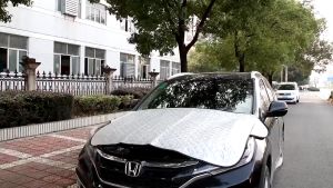 Tấm bạt che chắn nắng ngoài kính lái ô tô 3 Lớp - chống nóng cách nhiệt cho xe oto - Rèm Che Nắng ô tô