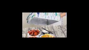 DRHL0076 Tudung Saji Lipat Besar Penutup Makanan Aluminium Foil Petak Food Cover Tahan Panas
