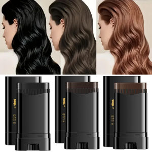 Waterproof hair dye stick - quickly covers gray natural appearance long-lasting color retention suitable for all hair types