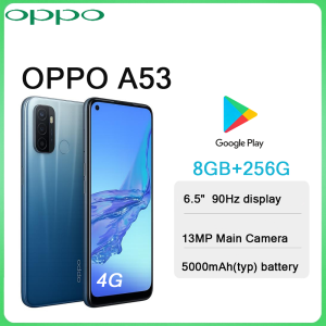 OPPO | OPPO A53 6.5" Screen 4G LTE Android Smartphone 8+256GB 50MP AI Main Camera 5000mAh Big Battery  EU/US Version New Mobile Phone