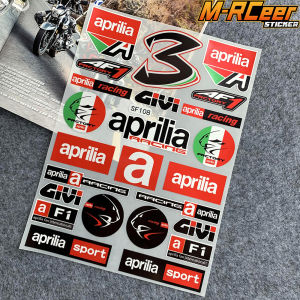 Aprilia Reflective Motorcycle Side Strap Helmet Decorative Waterproof Stickers Suitable for RSV4 Tuono660 RSW250
