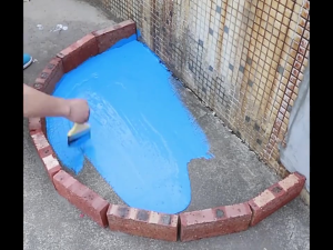 Gooti Upgrade Waterproof Sealant Coating 1KG with Brush Multiple Specifications Sealant Polyurethane Glue Repair Crack Floor Roof Wall for Ground Tile Cement Exterior Pool Non-Toxic Durable Rubber Paint