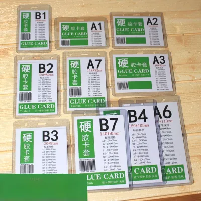 Transparent Plastic Hard Card Holder