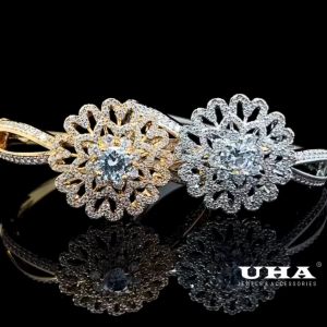 V579 Vòng tay nữ đính đá CZ thiết kế tinh tế trẻ trung nhẹ nhàng UHA