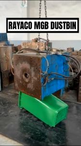 240L】Tong Sampah Hijau Besar Beroda Serbaguna Murah Mobile Garbage Bin Outdoor Waste Trash Bin Big Dustbin With Cover