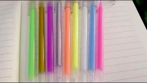 Colored Large-capacity Neutral Pen Pastel Pens Ins Style Gel PenOffice Writing School Supplies Wholesale Notebook Spring School Supplies
