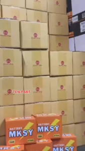 แบตเตอรี่ ฟีโน่ แบตมอไซค์ 5แอมป์ Yamaha Fino Fino115i Fino125 ทุกรุ่น ยี่ห้อ MKSY (12V 5AH/10HR) แบตใหม่ ไฟแรงทุกก้อน Battery