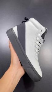 {Siêu cuối tháng} Ancol Giày Sneaker thời trang Ancol Parallel Vision cho Nam Nữ Size 36-43 đế Cao Su đế bằng đi êm chân.