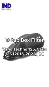 Tutup Box Filter Vario Techno 125 Helm In New LED 2015-2016-2017-2018-2019-2020-2021-2022 & Vario 150 2015-2018/PCX 150 Old 2012-2014 Cover-Penutup Boks Saringan-Hawa Udara