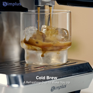 Simplus 3-in-1 Coffee Maker丨Grinder丨Milk Frother丨20Bar丨44-Level Grinding丨Pembuat Kopi KFJH022