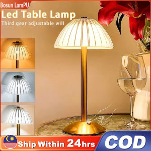 LED Crystal Table Lamp Touch Dimming Desk Lamp 6000mAH USB Rechargeable Wireless Night Light Retro Table Lamp For Bar Coffee Restaurant Bedroom Decor Atmosphere Table Lamp