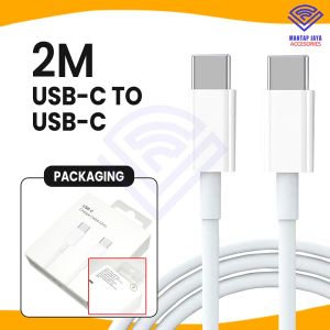 [COD] KABEL DATA CHARGER 100W TYPE TIPE C TO C THUNDERBOLT 2 METER FOR APPLE MACBOOK / IPHONE 15 PRO MAX